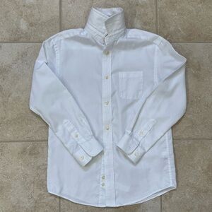 Cat & Jack Boys' Long Sleeve Button-Down Shirt
Size: Medium (8/10) 
Color: White
